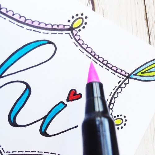 @csmscrapbooker @kellycreates @sakuraofamerica #sakura #pens #card #coloring #doodling
