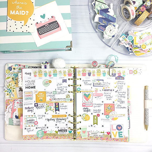 @sunny.leah @csmscrapbooker @simplestories #leahoneil #creativescrapbookermagazine #simplestories #planners #creatingplanners #scrapbookingplanners #carpediemplanner #domesticblisscollection #comesticblissbitsandpieces #domesticblisssnappack #homestickertablet #homesweethomewashitape #bleassthismesswashitape #planneressentialclearnumberstickers #washitape #clearstickers