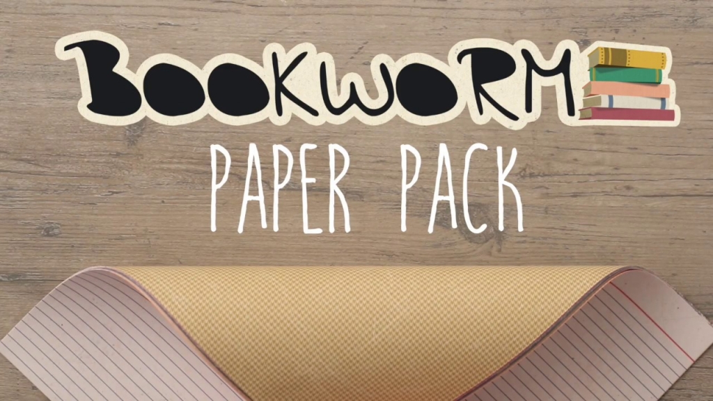Bookworm paper pack logo from Creative Memories