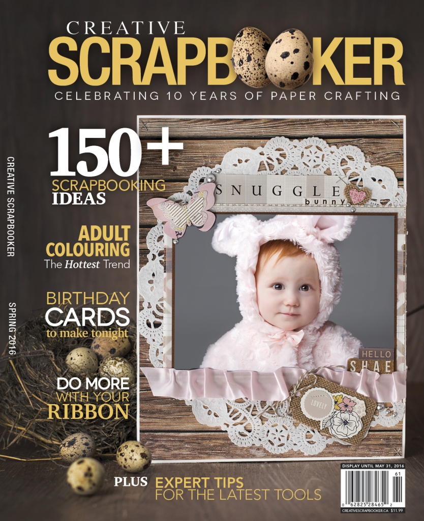 Spring 2016 Creative Scrapbooker Magazine Cover