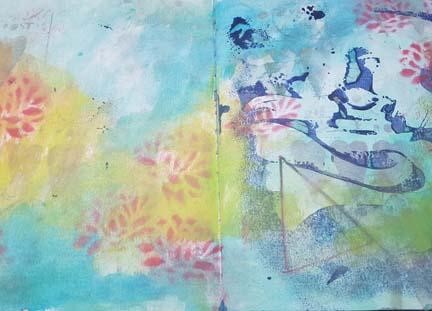 Hurricane Irma | Art Journalling for Therapy | Designed by Karen Ellis | Featuring Heartfelt Creations and Ranger | Creative Scrapbooker Magazine