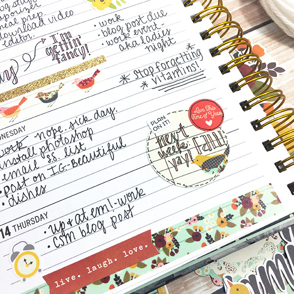 Planner | Scrapbooking You Planner | DIY Planner | Spiral Planner | Featuring Simple Stories | Designed by Leah O'Neil | Creative Scrapbooker Magazine #planners #journal