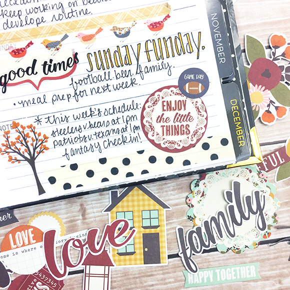 Planner | Scrapbooking You Planner | DIY Planner | Day Planner | Featuring Simple Stories | Designed by Leah O'Neil | Creative Scrapbooker Magazine #planners #journal