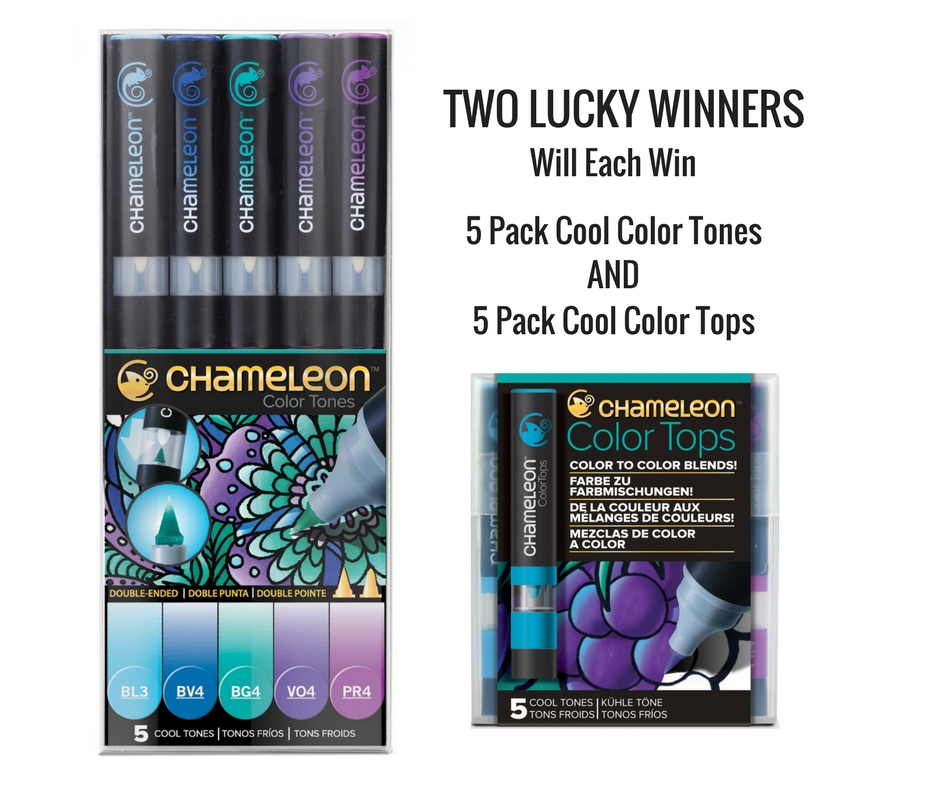 Chameleon Color Tone Pens | Chameleon Color Tone Tops | Giveaway | Creative Scrapbooker Magazine #giveaway #coloring