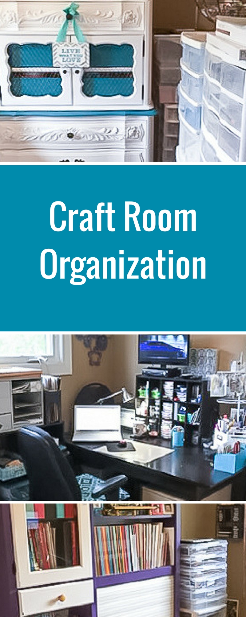 Craft Room Organization | Where You Create | Scrapbooking Rooms | Creative Scrapbooker Magazine #craft #rooms #storage #scrapbooking