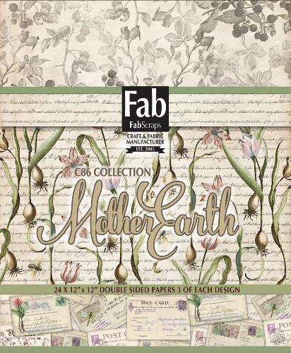 FabScraps Mother Earth collection of patterned paper