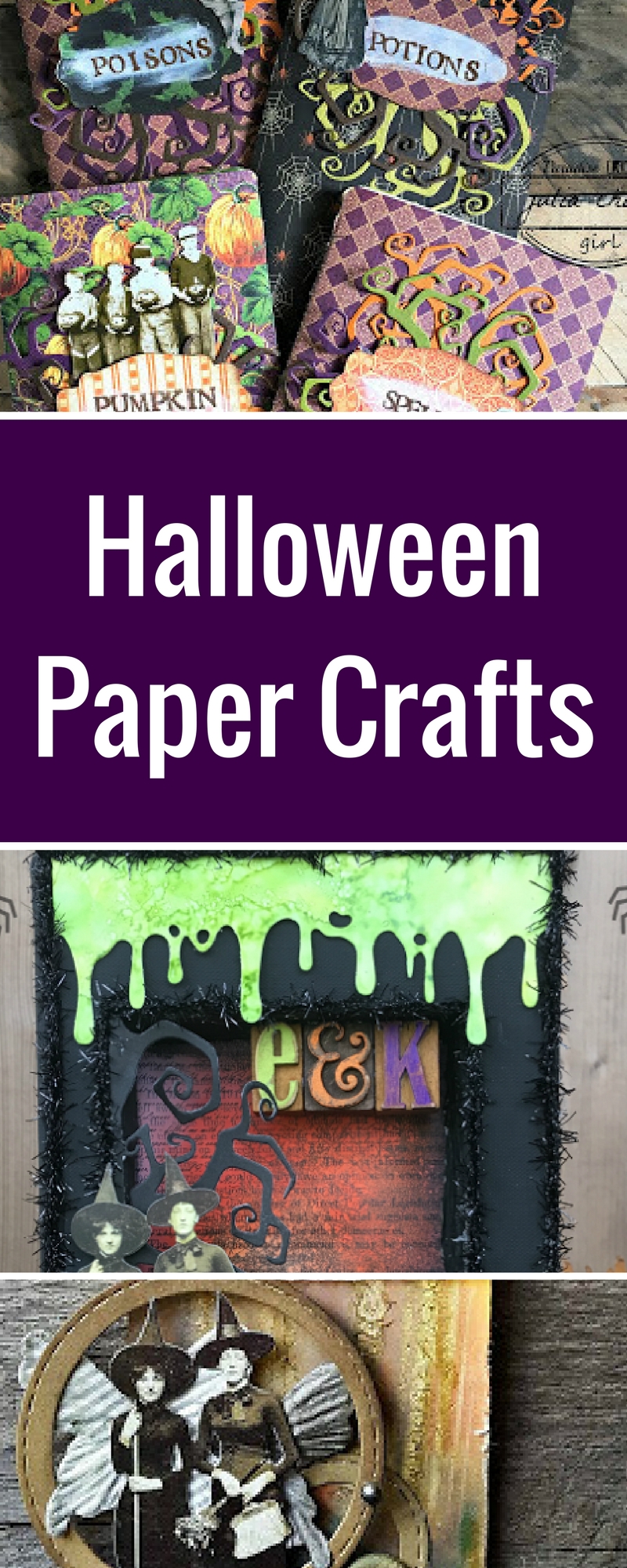 Halloween Scrapbook Projects | Featuring Tim Holtz Paper Dolls | Creative Scrapbooker Magazine #halloween #scrapbooking
