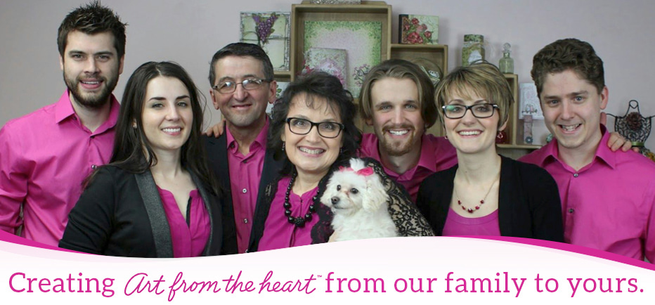 CSM Spotlight on Heartfelt Creations / Heartfelt Creations family / family run company started in 1997