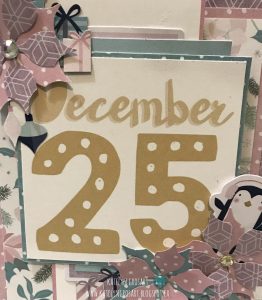 Christmas Card Featuring Creative Memories Sugarplum Collection | Designed by Katelyn Grosart | Creative Scrapbooker Magazine #scrapbooking #cardmaking #christmas