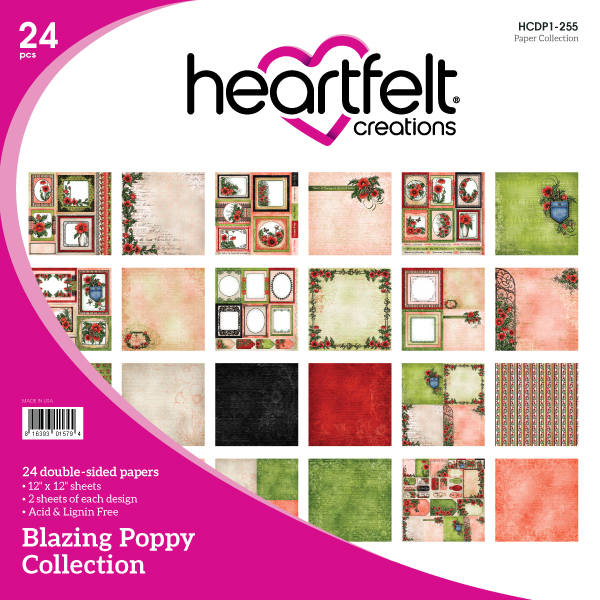 Blazing Poppy Collection by Heartfelt Creations