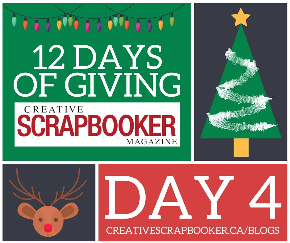 12 Days of Giving | Scrapbooking and Paper Crafting Giveaway | Creative Scrapbooker Magazine | We Love Christmas #giveaway #12days