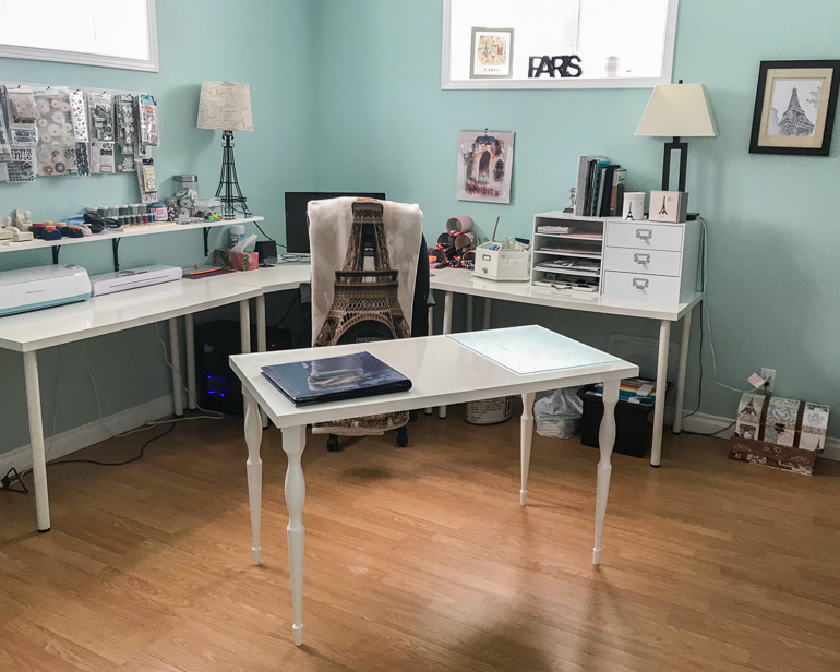 Where You Create / Hello Christine Beaudry / Creative Space / Scrapbooking / Organizing