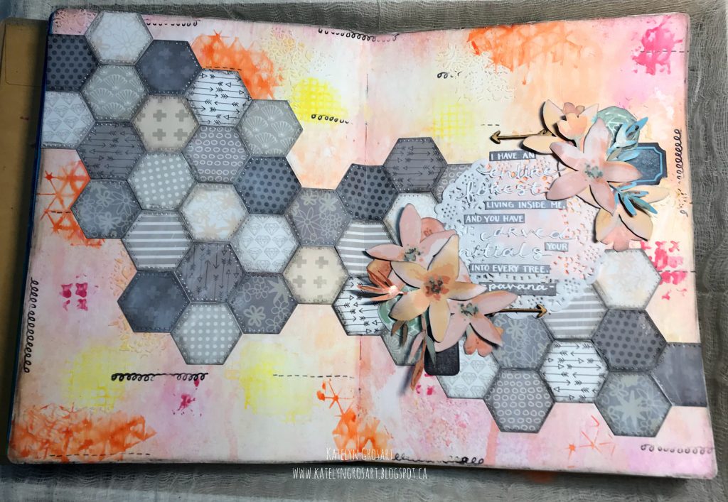 Art Journal Page Designed by Katelyn Grosart | Creative Scrapbooker Magazine
