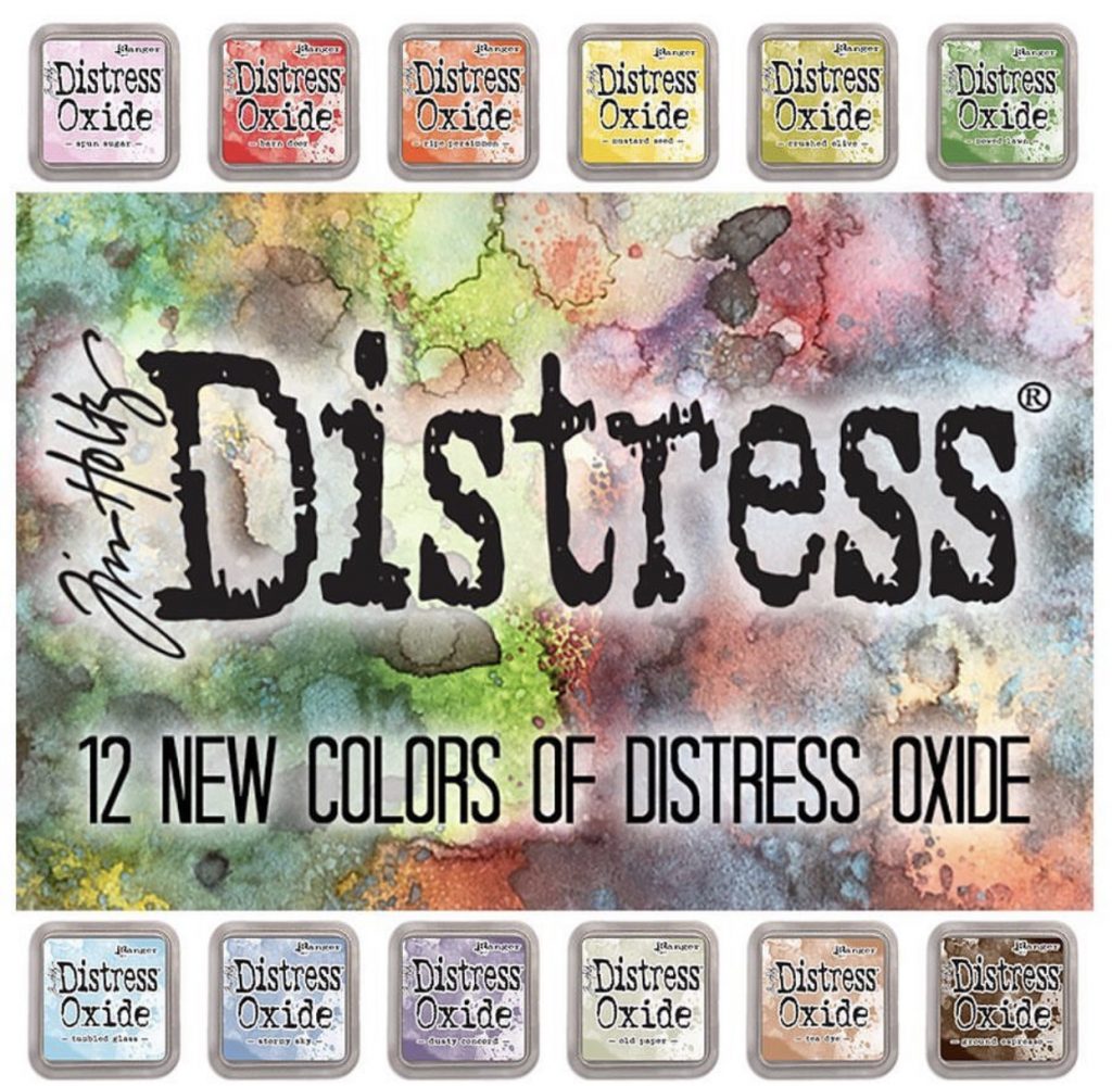 Tim Holtz 12 New Distress Oxide Inks by Ranger | Giveaway | Creative Scrapbooker Magazine