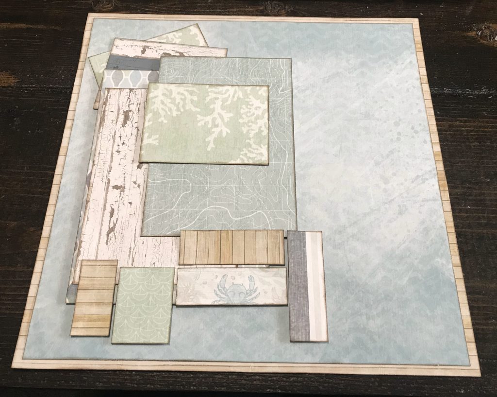 Scrapbook Layout featuring the Maritime Collection by Creative Memories designed by Katelyn Grosart | Creative Scrapbooker Magazine