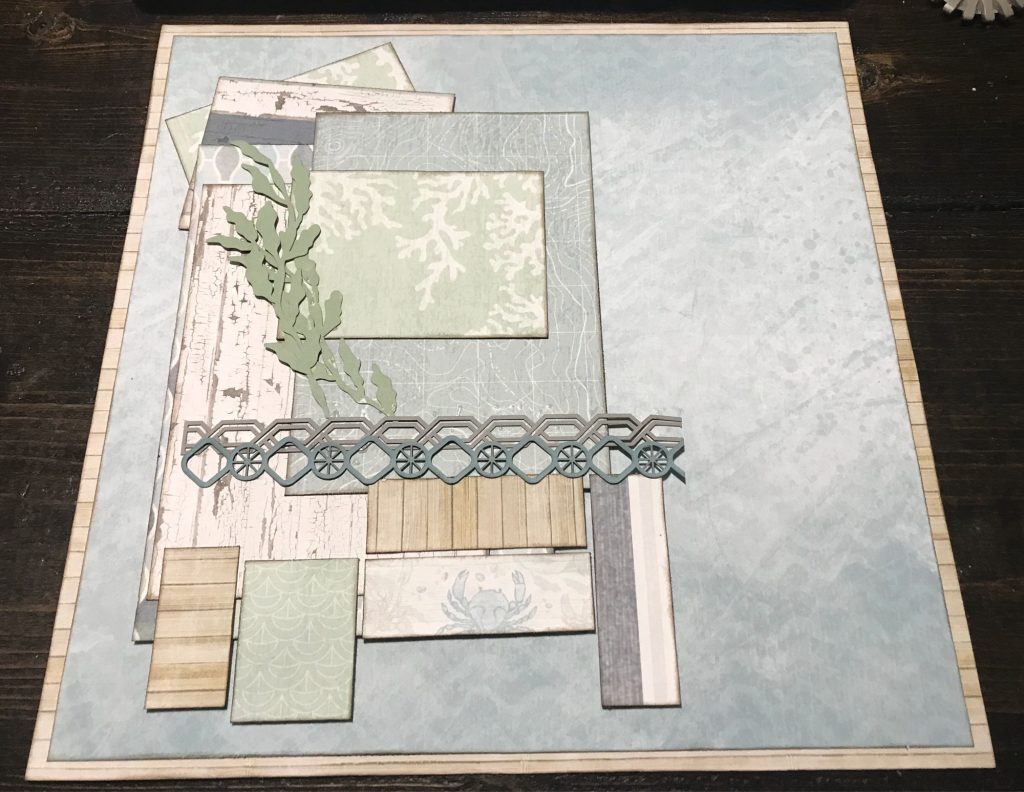Scrapbook Layout featuring the Maritime Collection by Creative Memories designed by Katelyn Grosart | Creative Scrapbooker Magazine