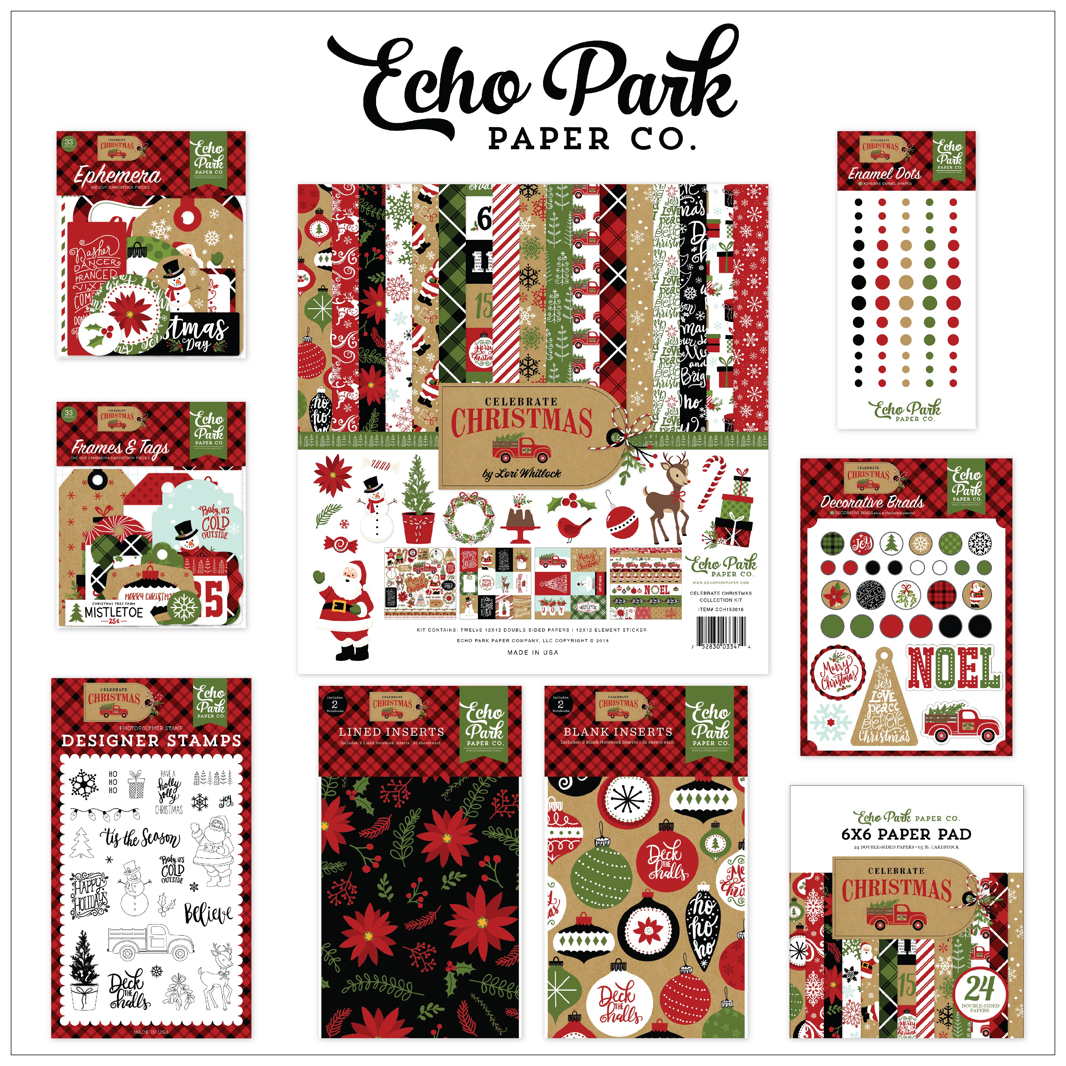 Celebrate Christmas collection by Echo Park Paper Co. | Creative Scrapbooker Magazine Giveaway