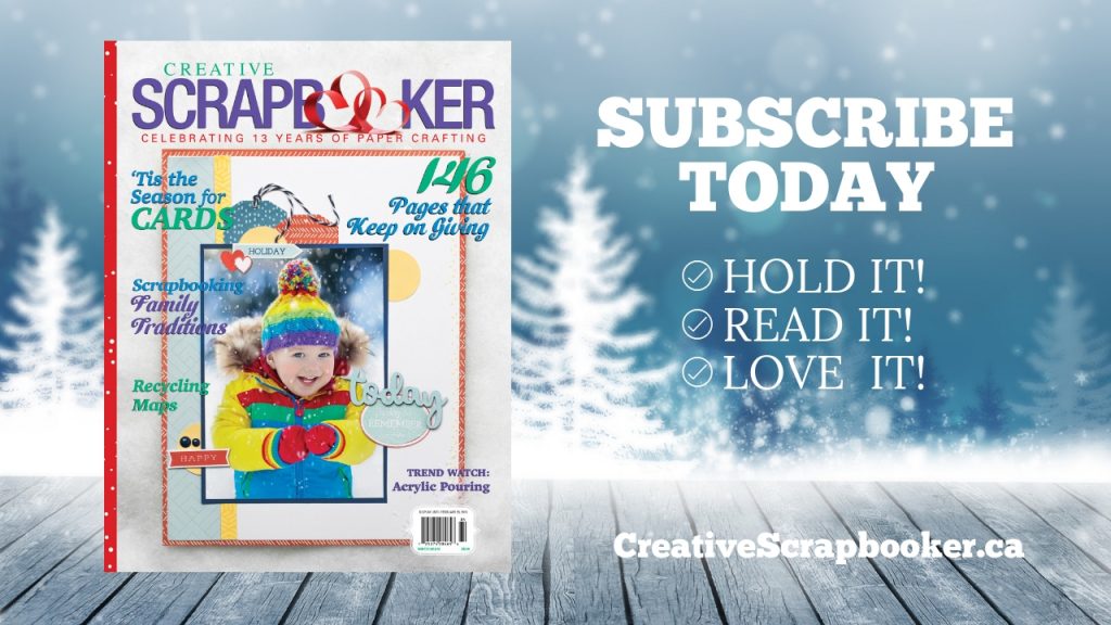 Creative Scrapbooker Magazine Winter issue / CSM /