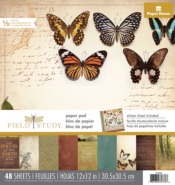 Paper House Productions Field Study Collection | Creative Scrapbooker Magazine