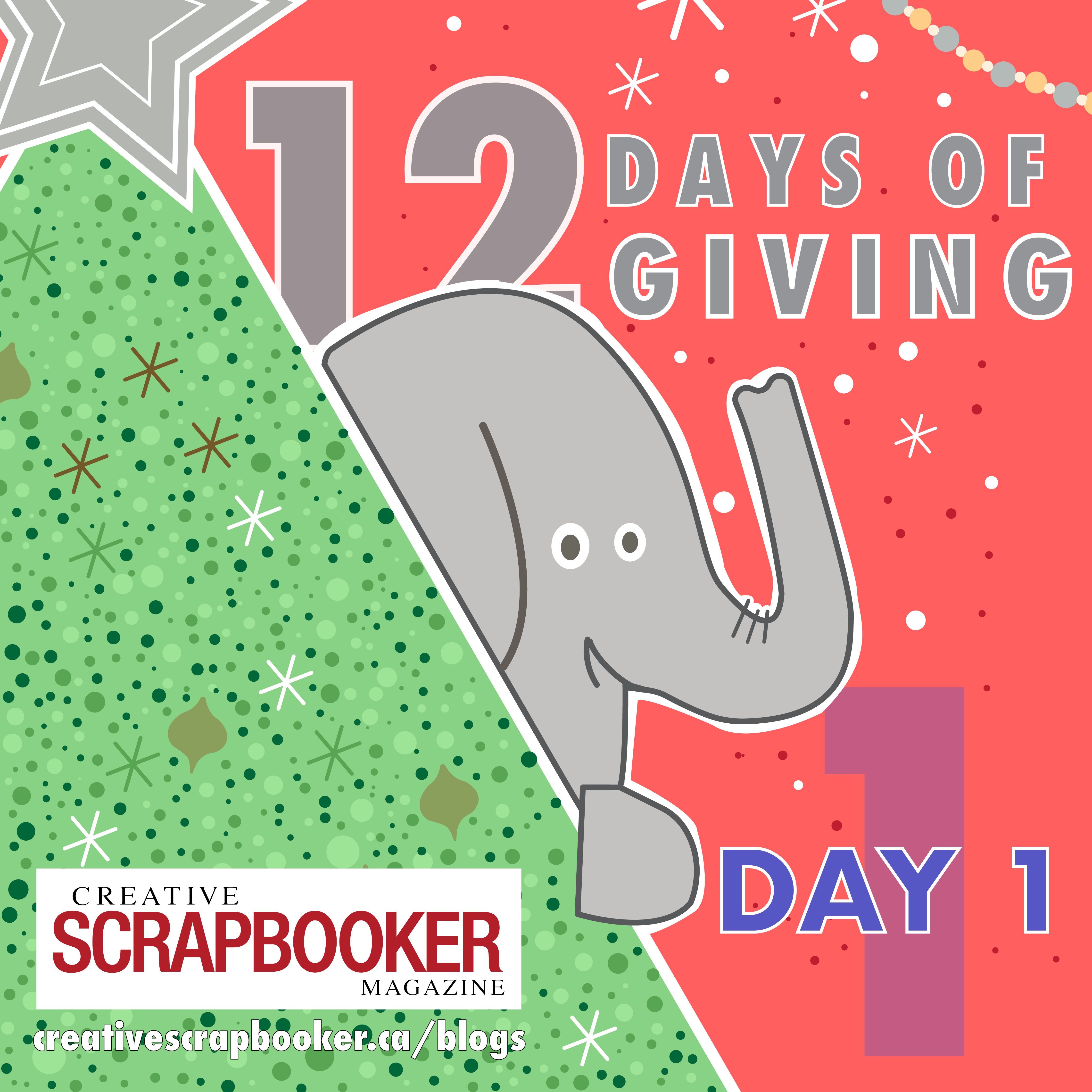 Day #1 - 12 Days of Giving | Creative Scrapbooker Magazine