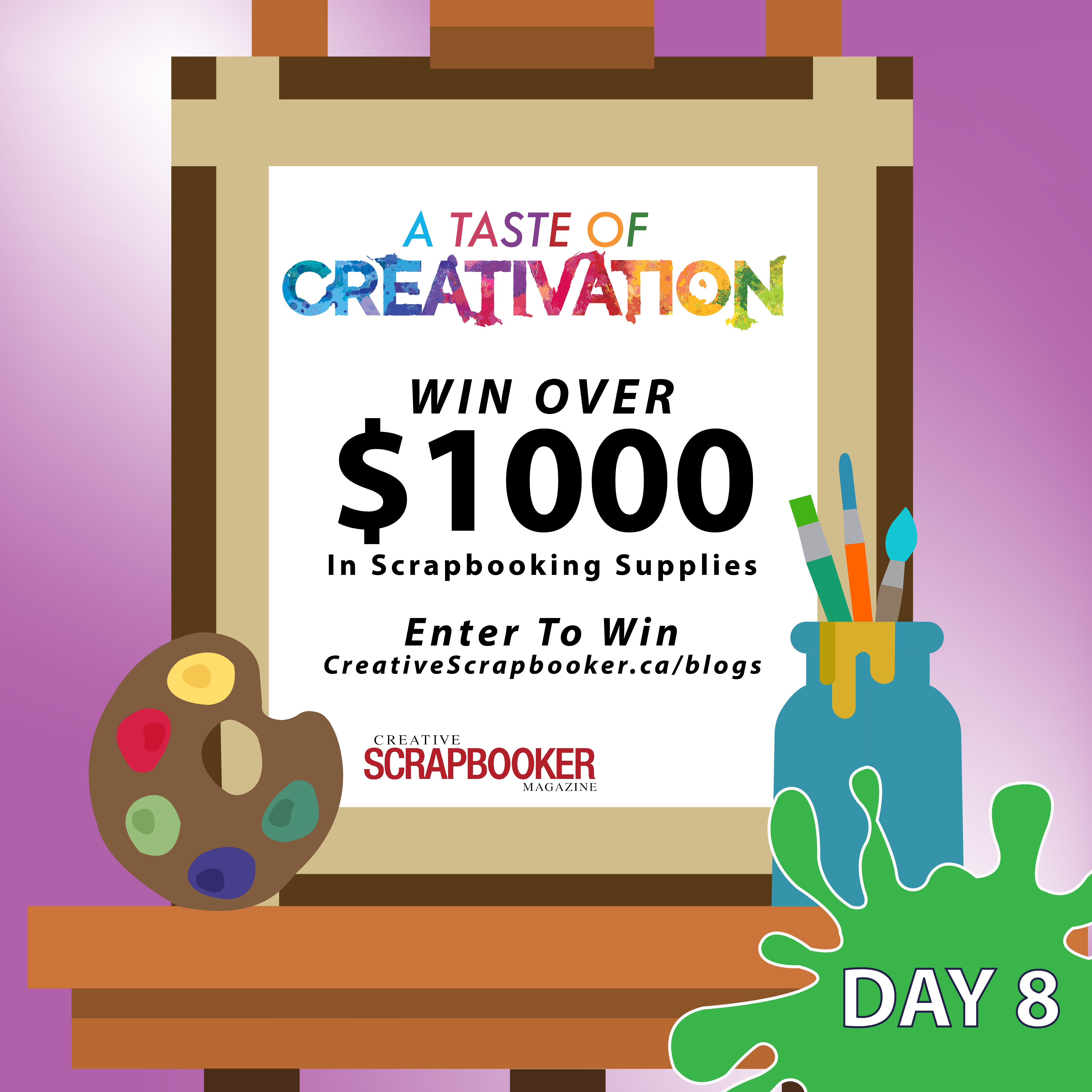 Creativation Giveaway Day #8 with Creative Scrapbooker Magazine