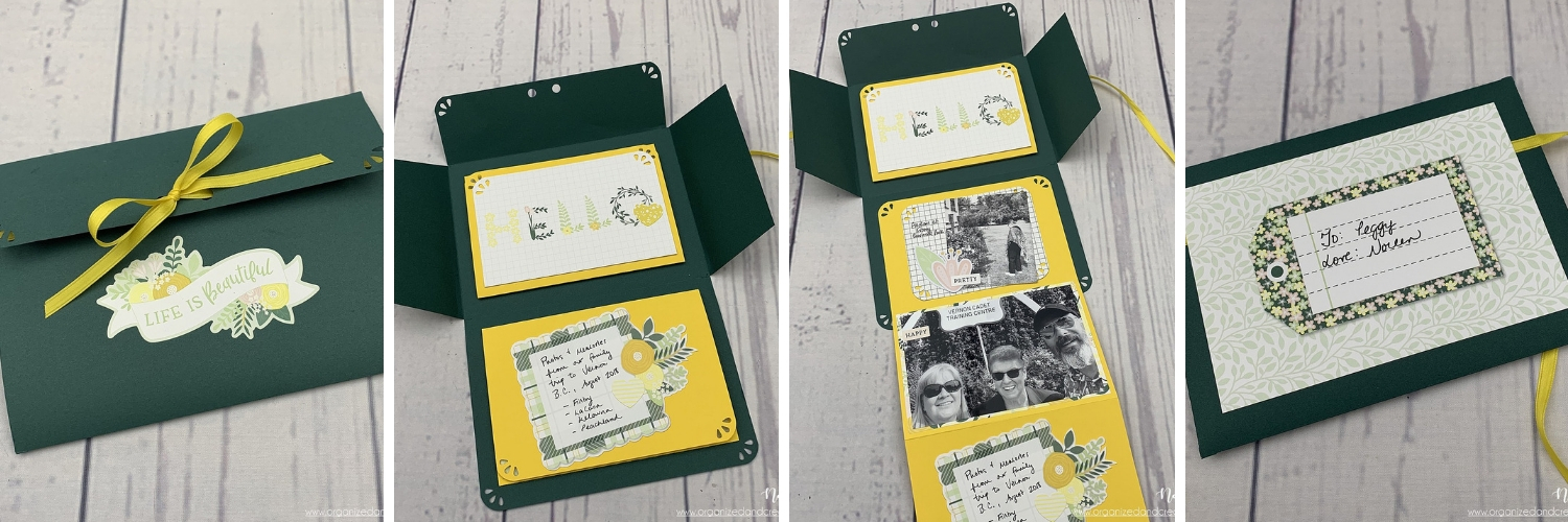 Envelope Mini Album featuring Creative Memories designed by Noreen Smith