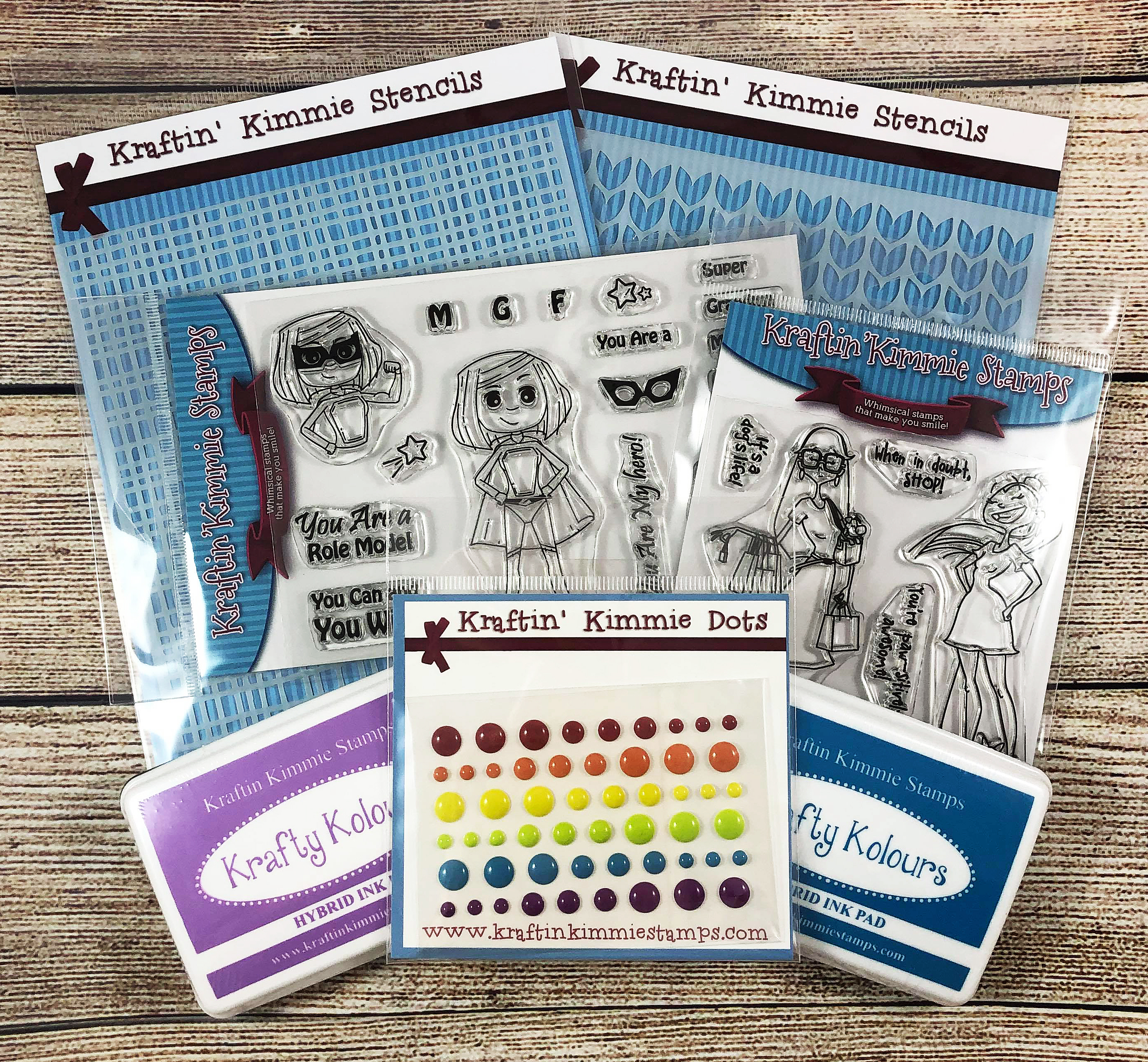 Kraftin' Kimmie Stamps Giveaway Prize Package | Creative Scrapbooker Magazine