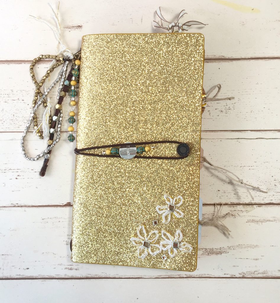 Gold Chunky Explorer Journal by Momenta designed by Kerry Engel