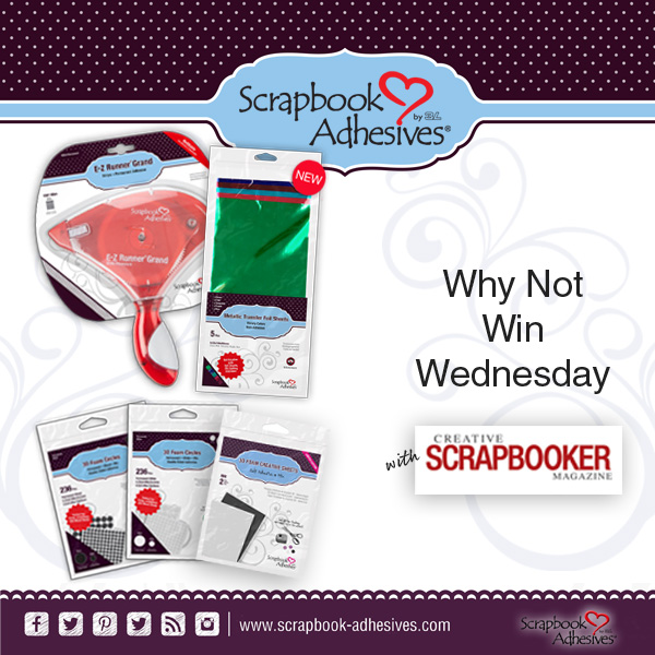 Adhesives GIVEAWAY by Scrapbook Adhesives by 3L