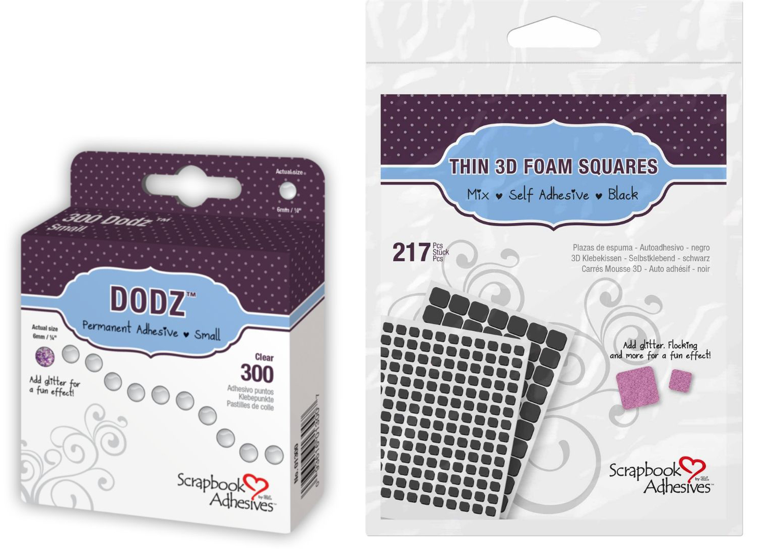 Scrapbook Adhesives by 3L Dodz and 3D Foam Squares