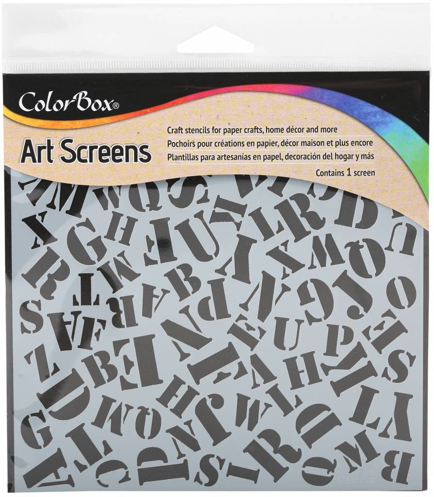Clearsnap ColorBox Jumbled Art Screen
