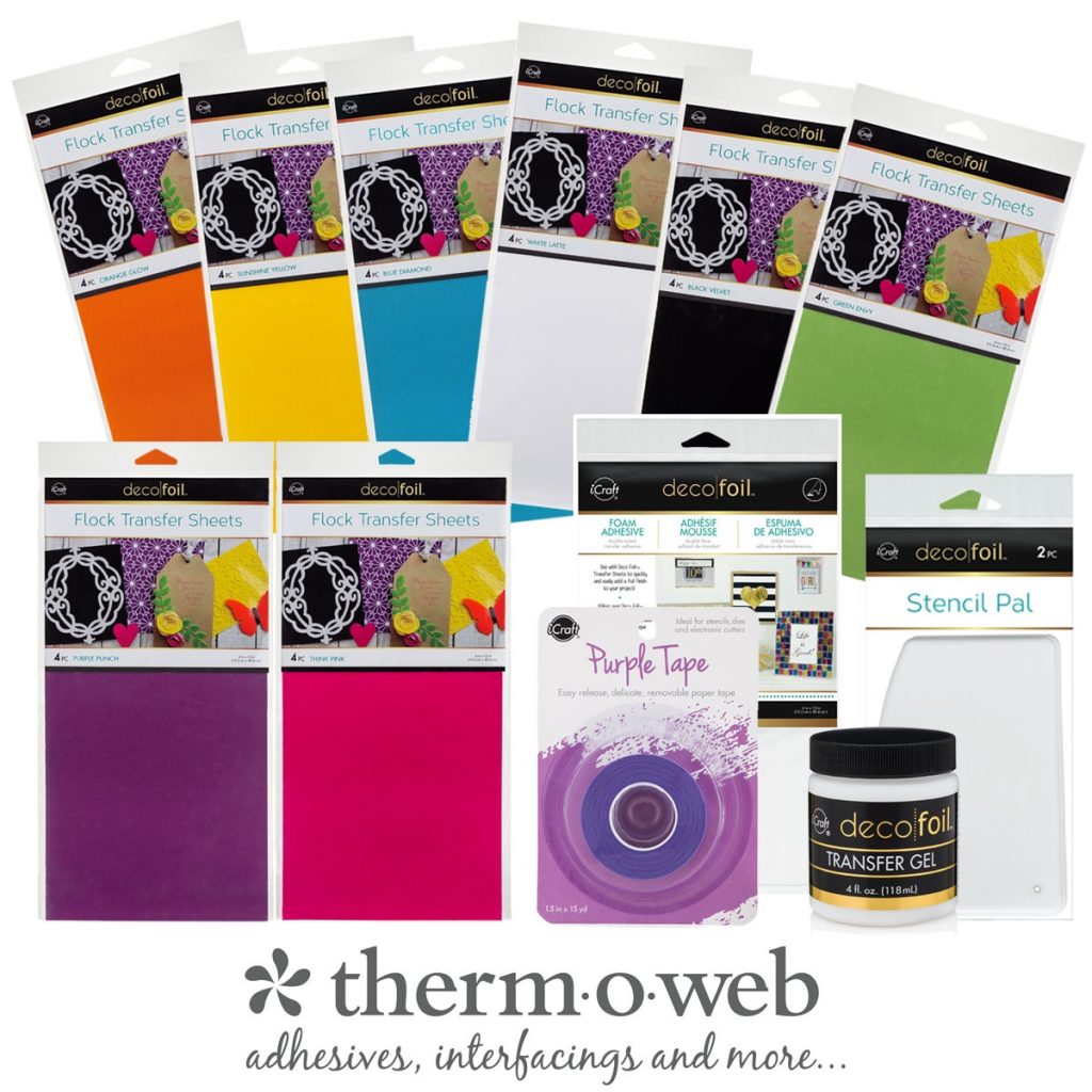 Therm O Web Giveaway Prize Package including Flock Transfer Sheets
