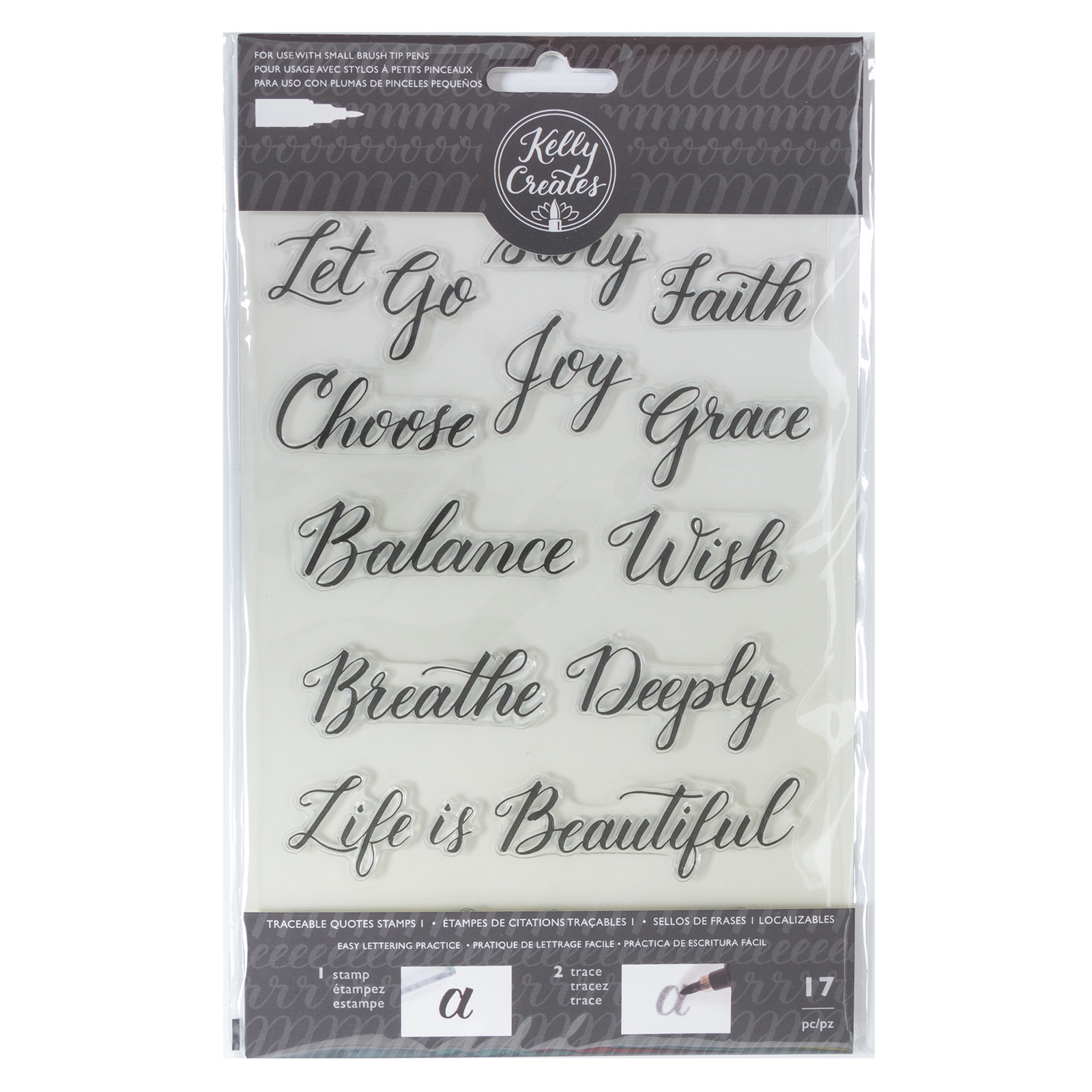 Kelly Creates Traceable Stamp Set - Quotes 1 by American Crafts