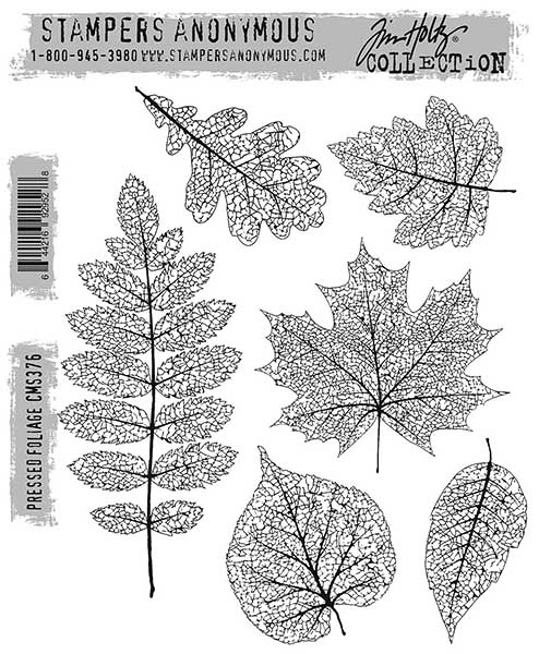 Stamper's Anonymous Pressed Foliage set / Autumn layout