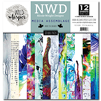 NWD Wild Wisper Media Assemblage Patterned Paper