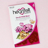 Heartfelt Creations Small Wild Rose Stamp Set