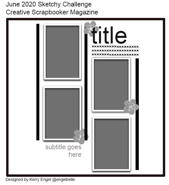 12 X 12 Sketch - Creative Scrapbooker Magazine