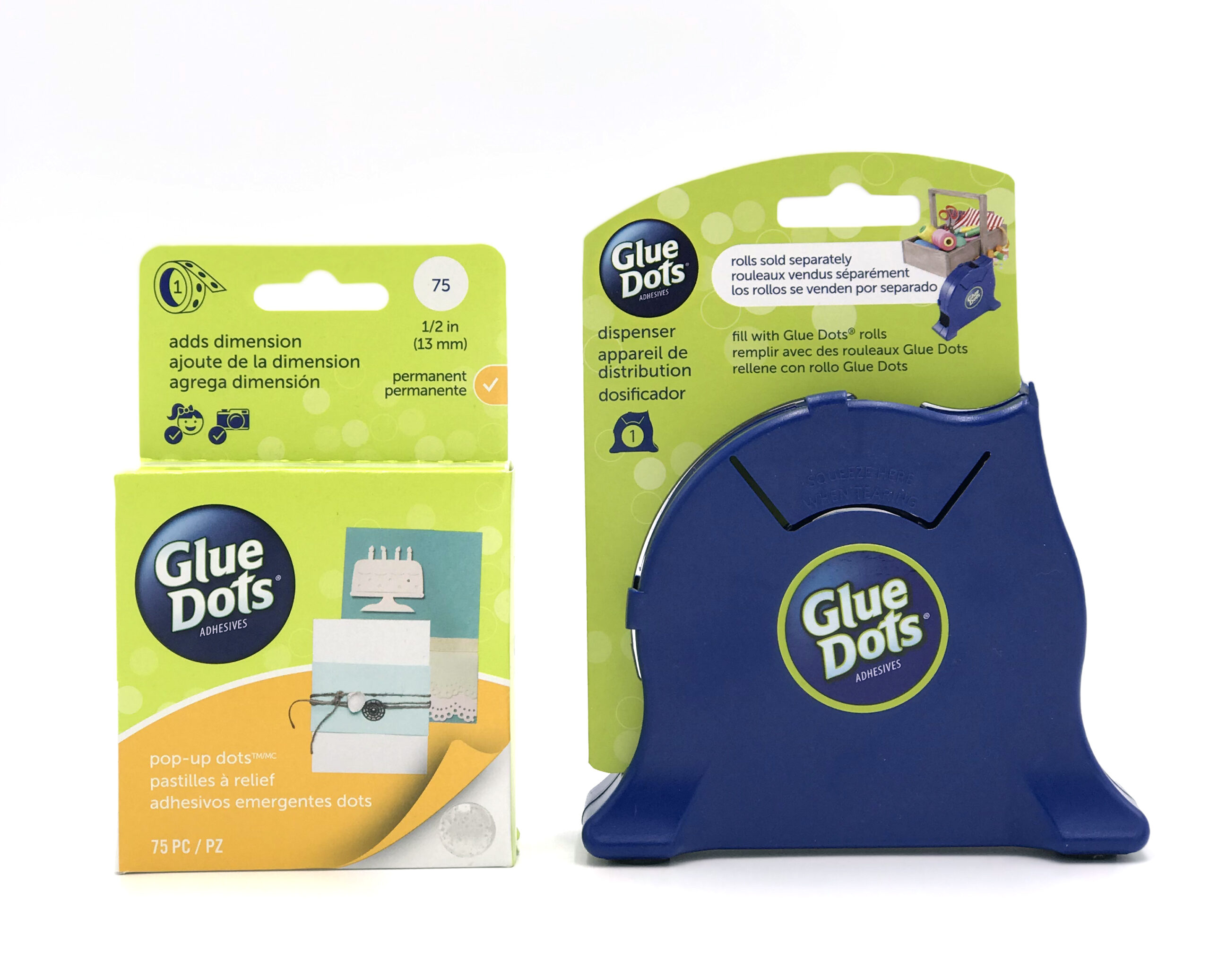 Glue Dtos Adhesives Pap-Up Dots and Dispenser