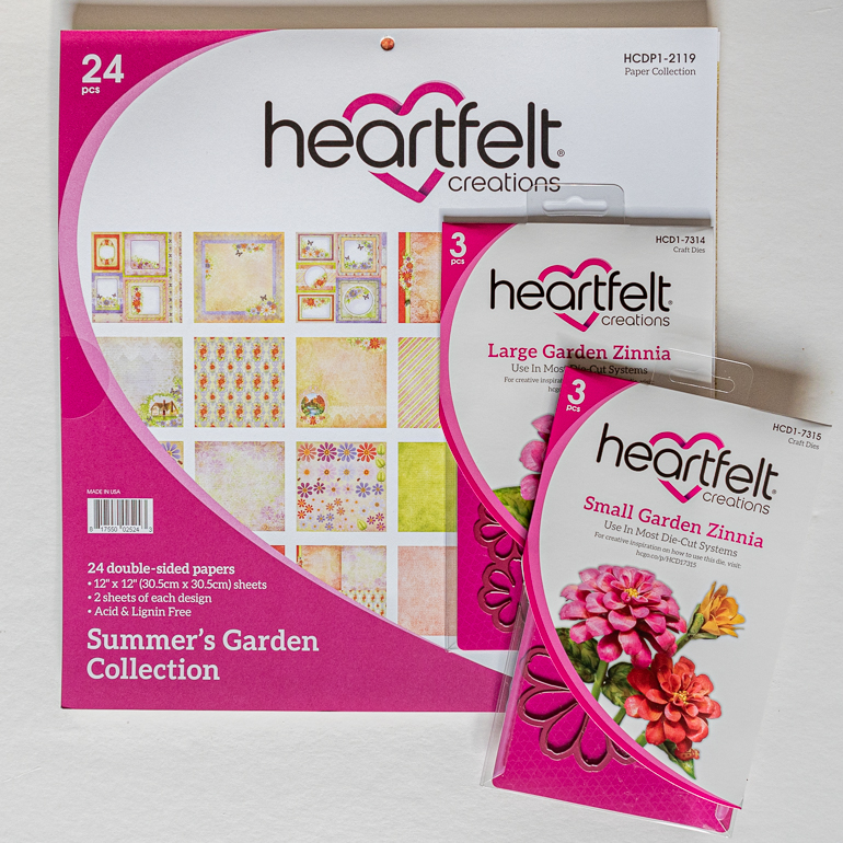 Heartfelt Creations Summer Garden collection / cardmaking