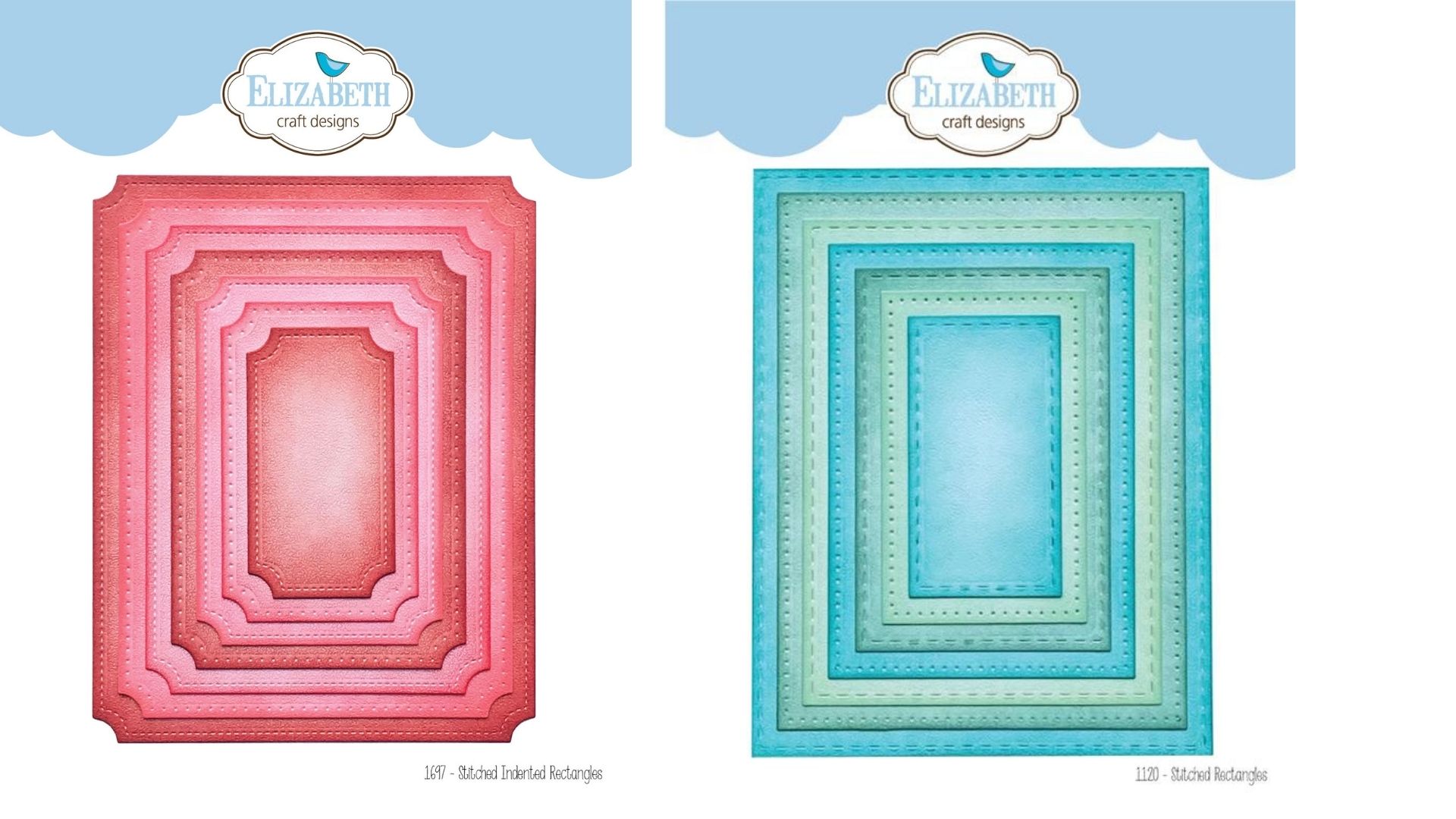 Elizabeth Craft Designs Stitched rectangles