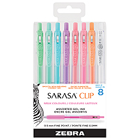 Zebra Sarasa Clip Gel Pens