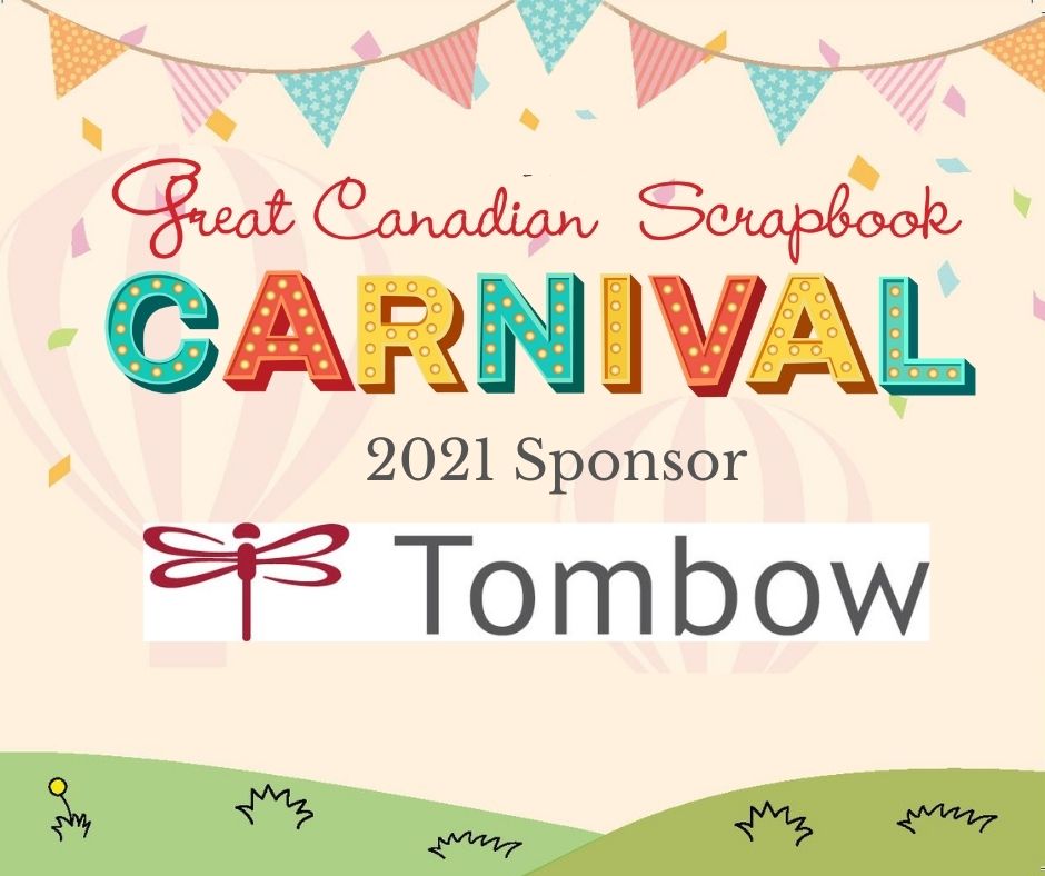 Carnival 2021 - Sponsor - Tombow - Greast Canadian Scrapbook Carnival - Creative Scrapbooker Magazine