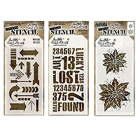 Stampers Anonymous Tim Holtz Layering Stencils