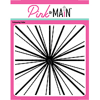 Pink & Main Sun Ray 6x6 Embossing Folder