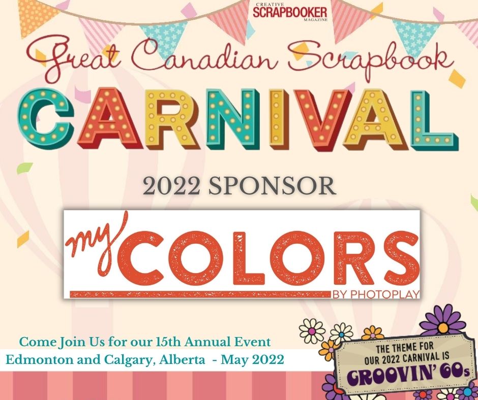 My Colors Cardstock - Great Canadian Scrapbook Carnival Sponsor - Creative Scrapbooker Magazine