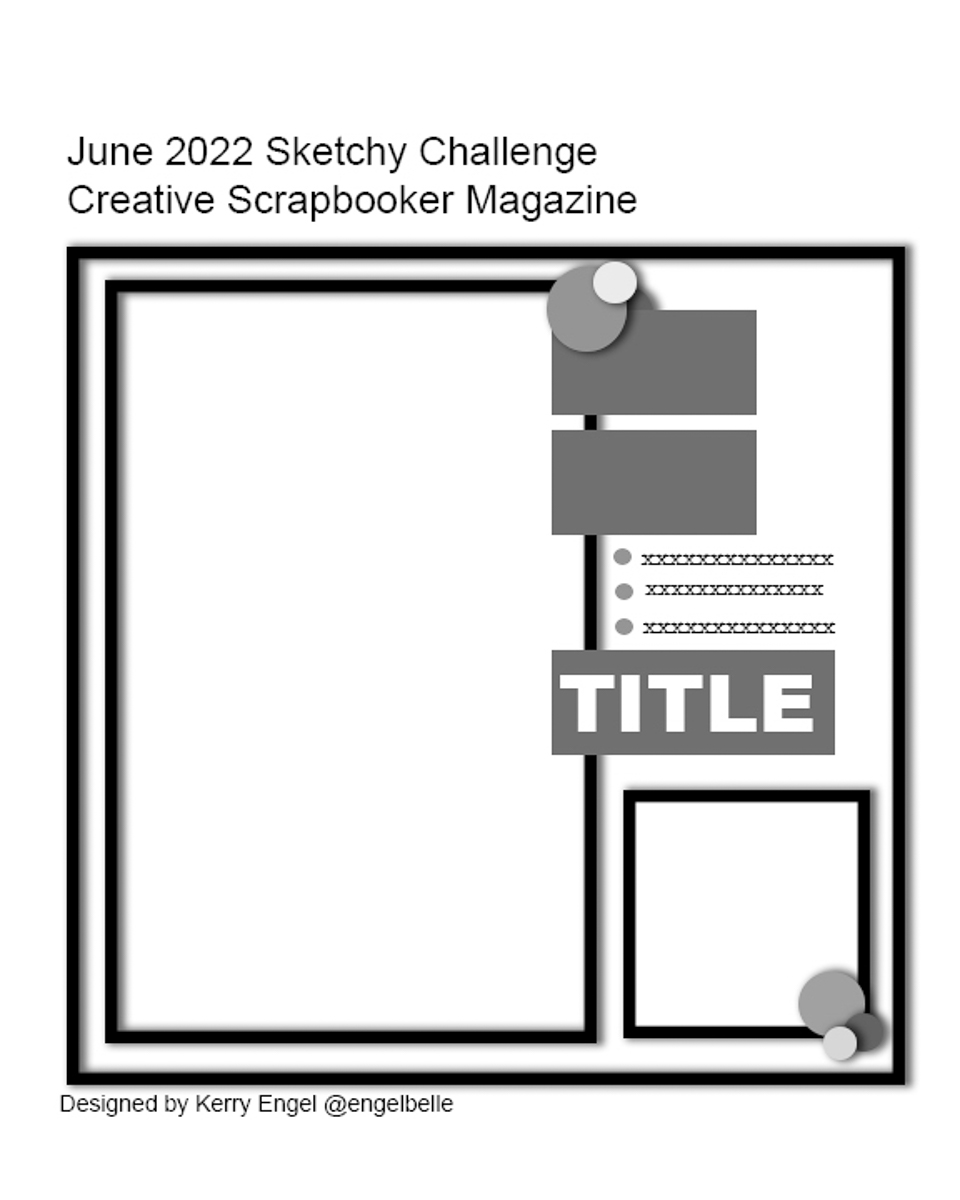 June 2022 Sketchy Challenge / Kerry Engel design