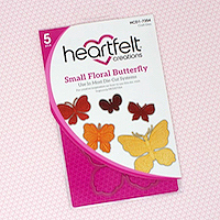 Heartfelt Creations Small Floral Butterfly Die Set