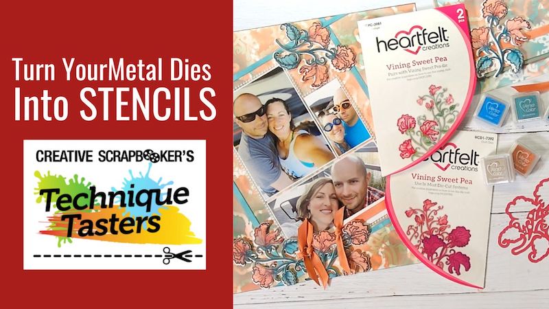 Turn Your Metal Dies into Stencils - Technique Tasters #293