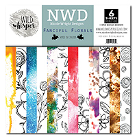 Wild Whisper NWD Fanciful Florals Patterned Paper