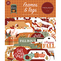 Carta Bella Paper Co. Welcome Fall Frames & Tags